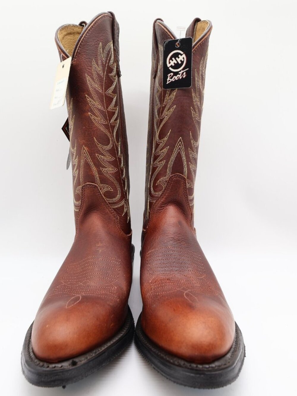 Double-H Boots Mens 8.5 D USA Leather Work Western Cowboy Boots NIB 3269 - Picture 10 of 16